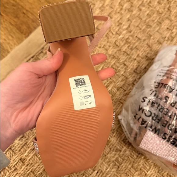 ASOS NWT Rhinestone Block Heel - Picture 2 of 4